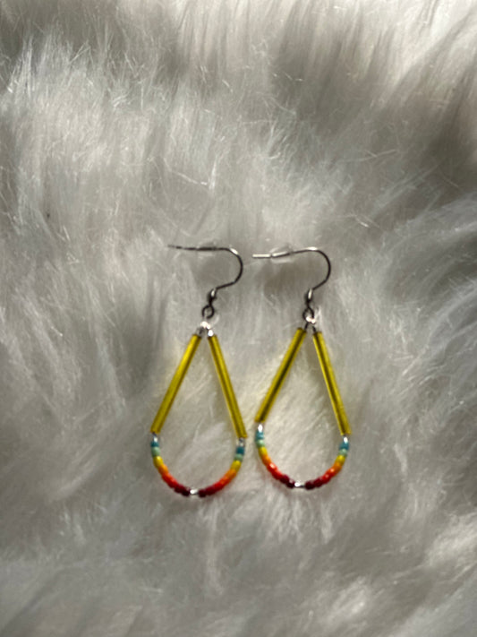 Bugle Drop Earrings