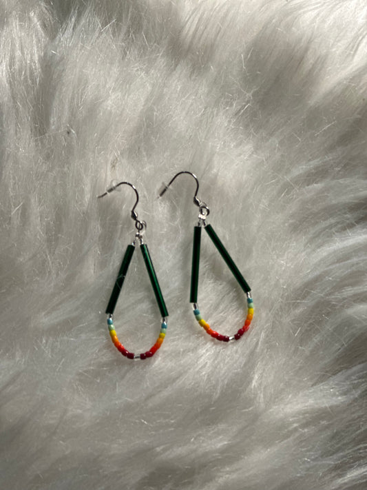 Bugle Drop Earring