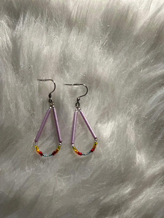 Bugle Drop Earrings