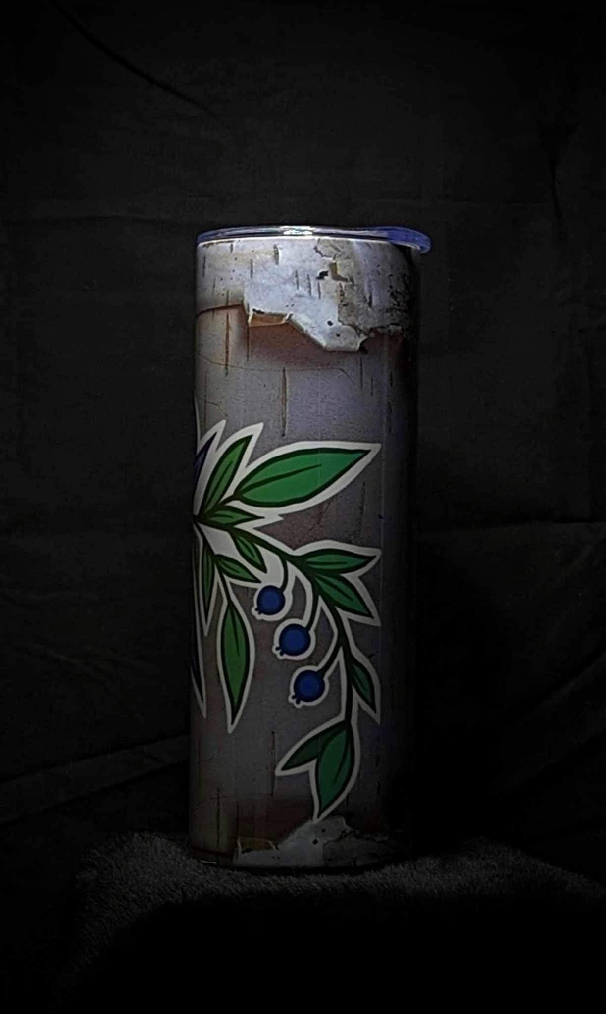 20oz Tumbler with Floral Design